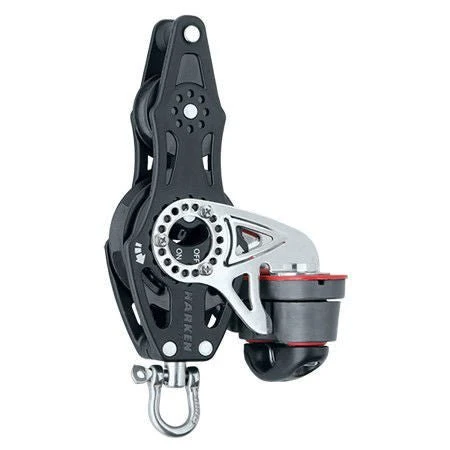 Harken 57mm Violin Ratsch-Block mit Hundsfott/Klemme – Bild 2