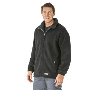PLANAM Fleecejacke Schwarz/Anthrazit