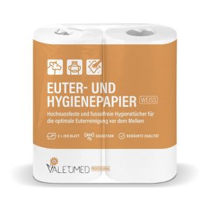Euterpapier weiß